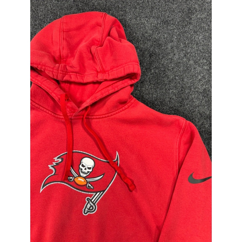Nike Tampa Bay Buccaneers Hoodie Red NFL Football Pullover Sweatshirt Size Large - Picture 3 of 7